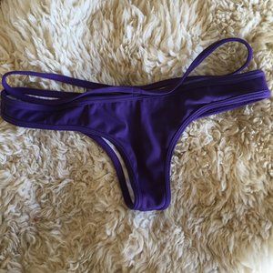 Lilikin Thong Bikini with Extra Strap Purple XS